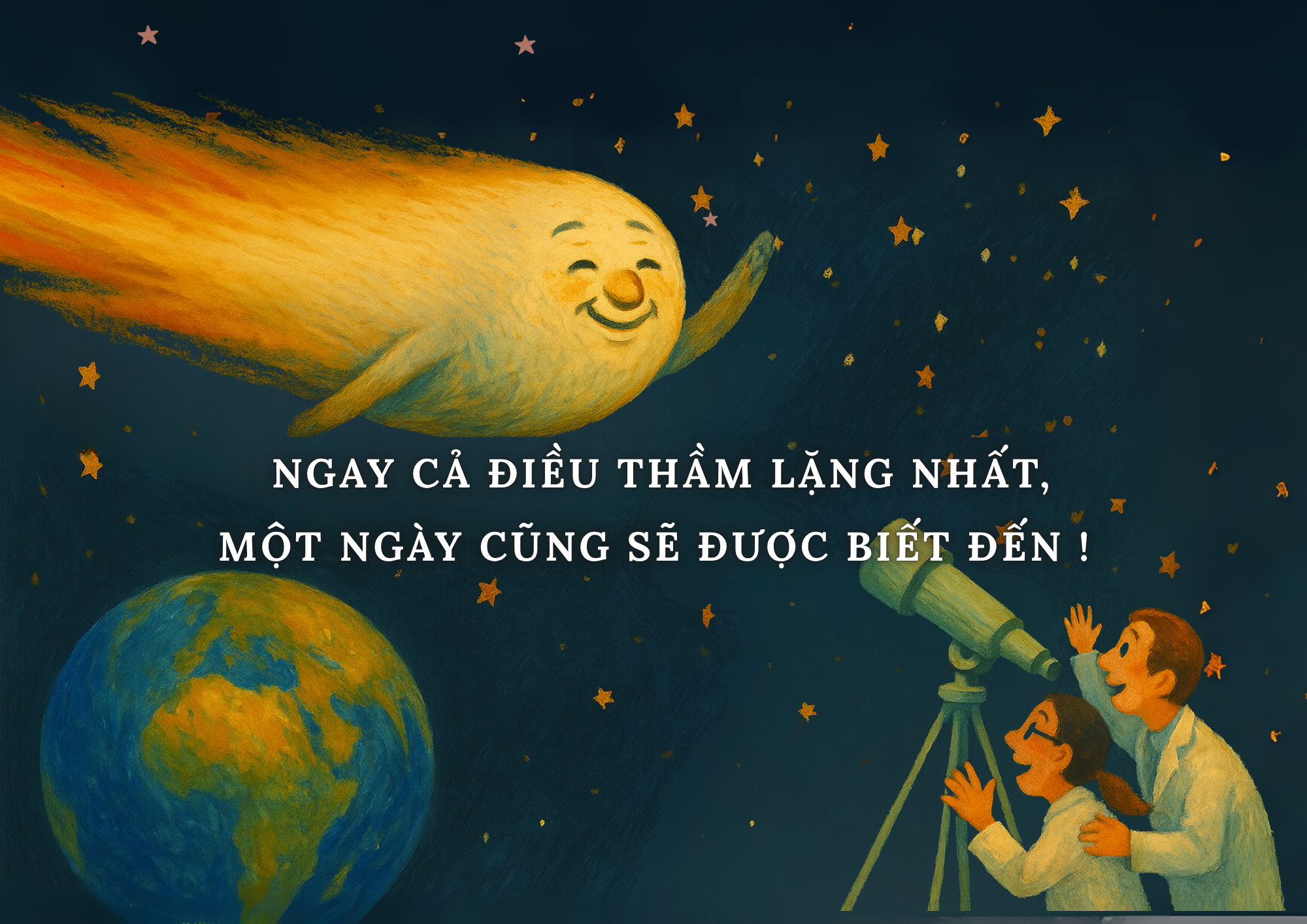 Ngay cả điều thầm lặng nhất, một ngày cũng sẽ được biết đến!